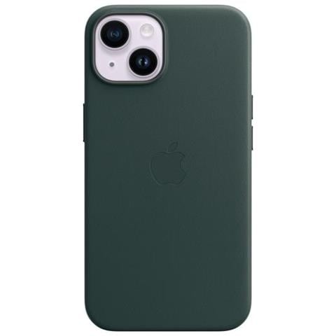 Custodia Iphone 14 In Pelle - Verde Foresta - Foto 2