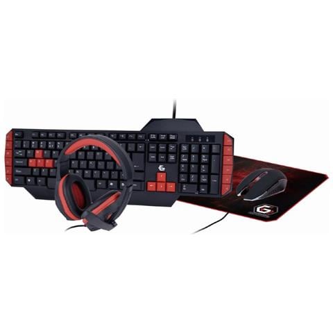 Tastiera e Mouse USB GGS-UMG4-02  (Layout Inglese US) Colore Nero - Foto 1