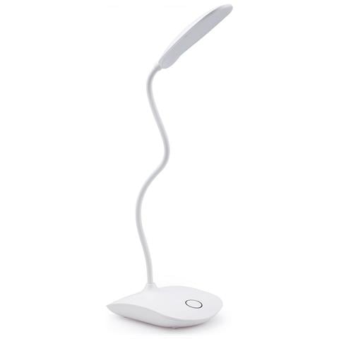 Lampada Da Tavolo A Led Ruotabile, Dimmerabile, Alimentata A Batteria Bianca - Foto 9