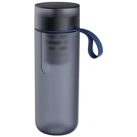 Awp2712blr / 10 Borraccia Bicicletta, Uso Quotidiano, Fitness, Trekking, Sport 590 Ml Polietilene A Bassa Densità Lineare (lldpe) Nero, Blu - Foto 1