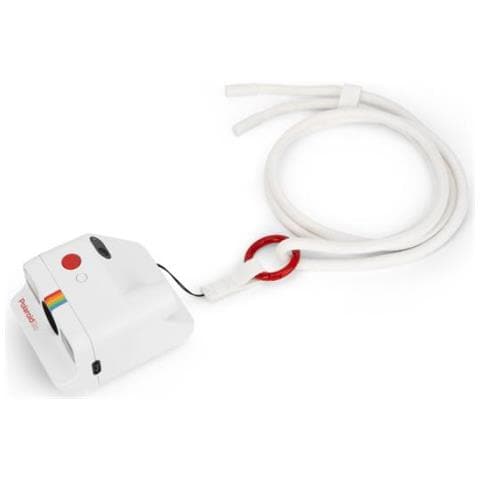 Tracolla Regolabile In Nylon Per Fotocamera Go, Bianco - Foto 1