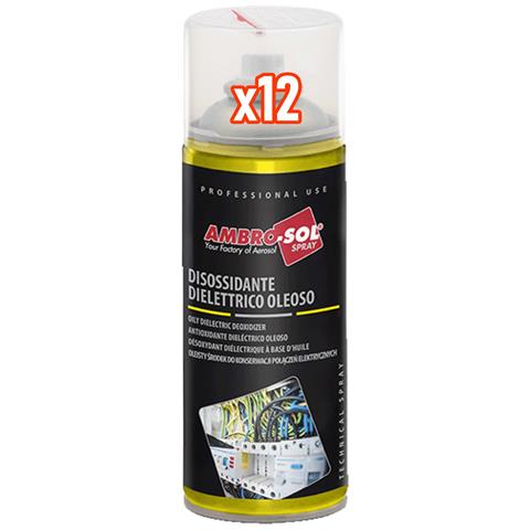 12pz Bomboletta Spray Disossidante Dielettrico Oleoso Contatti Elettrici Ossido - Foto 1