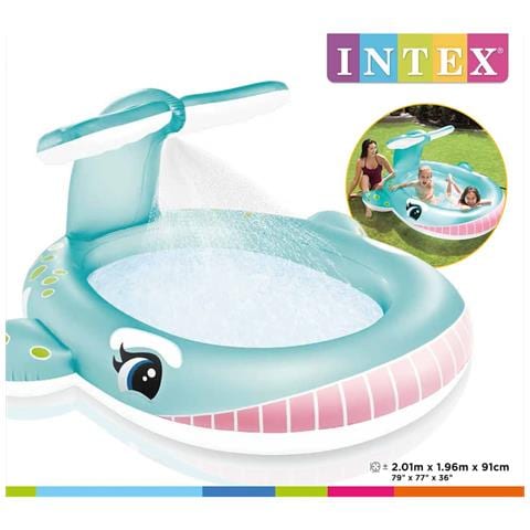 Piscina A Spruzzo Balena 201x196x91 Cm - Foto 2