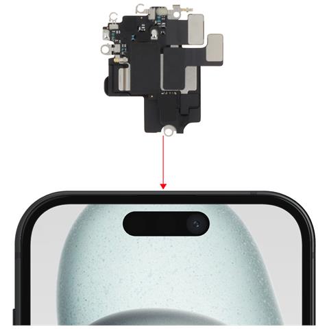 Altoparlante Interno Per Iphone 15 Auricolare Di Ricambio - Foto 2