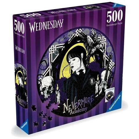 Puzzle Mercredi Adams 500 Pezzi - Foto 1