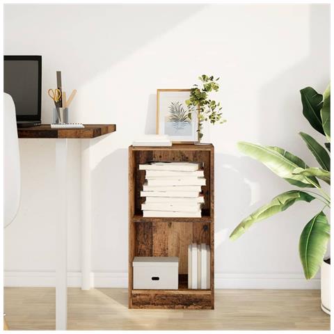 Libreria Legno Antico 40x24x76 Cm In Truciolato - Foto 3