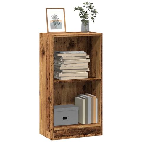 Libreria Legno Antico 40x24x76 Cm In Truciolato - Foto 1