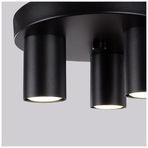 Lampada A Soffitto Lagos 3p Nero Sl. 1466 - Moderno Lampada Da Soffitto Nero 12x25x25 Cm - Foto 8