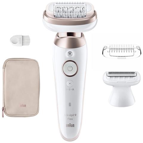 Braun Silk-ãƒâ©pil 9 Flex 9-030 3d 40 Pinzette Rosa, Bianco - Foto 1