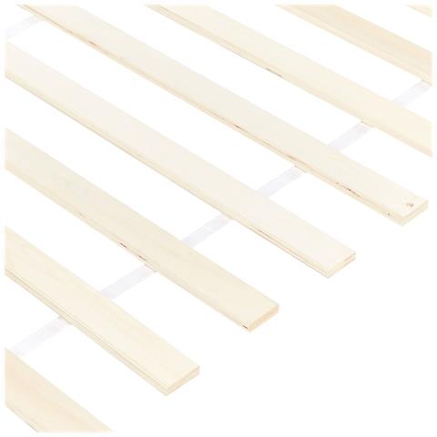 Letto Legno Di Pino Giulia 160 X 200 Cm Marrone Scuro - Foto 8