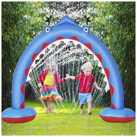 Arco Gonfiabile Splash Con Getti D'acqua. 260x180 Cm. 260x80x180cm. Colore Blu - Foto 2