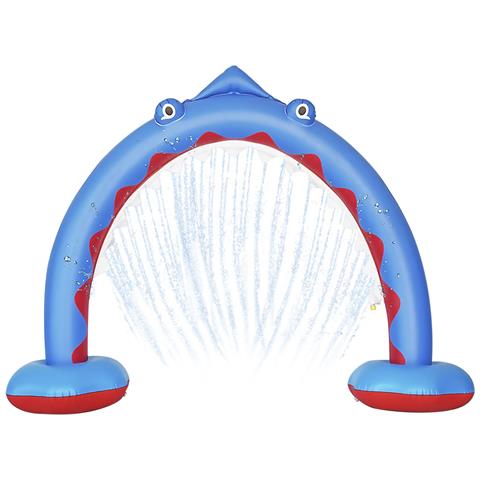 Arco Gonfiabile Splash Con Getti D'acqua. 260x180 Cm. 260x80x180cm. Colore Blu - Foto 1