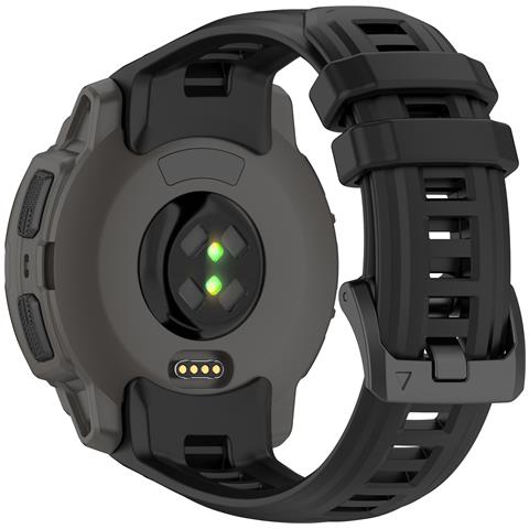 Cinturino Di Ricambio In Silicone Nero Per Garmin Instinct E 45mm - Foto 2