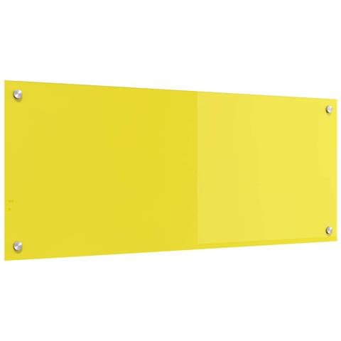 Schienale Cucina Giallo 100x40x0.6 cm Vetro Temperato - Foto 1