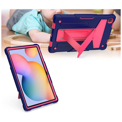 Custodia Per Huawei Matepad T8 Armatura Con Supporto Rosa - Foto 2