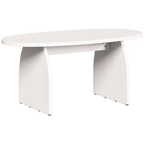 Tavolino da salotto Bianco 80 x 40 x 35 cm - Foto 1