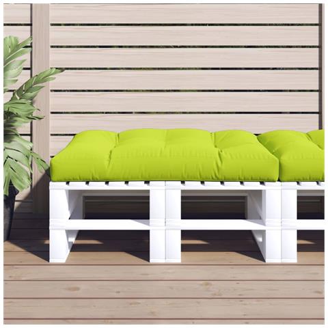Cuscino per Pallet Verde Brillante 120x80x12 cm in Tessuto - Foto 2