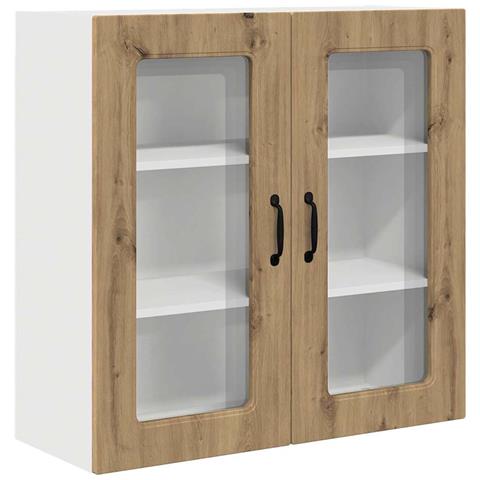 Pensile cucina con porta Rovere artigianale 80 x 31 x 80 cm - Foto 1