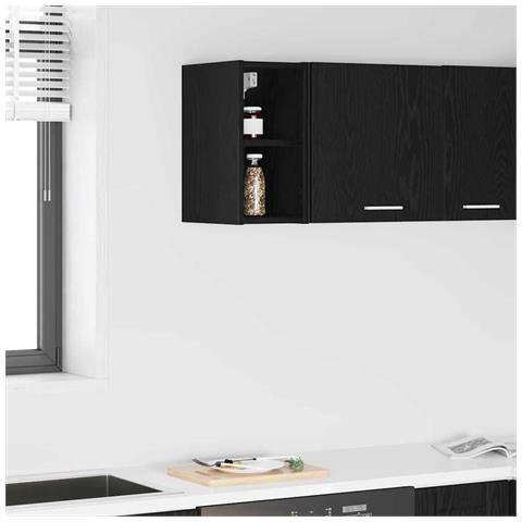 Armadio pensile Riga Rovere Nero 20 x 29,5 x 40 cm - Foto 2