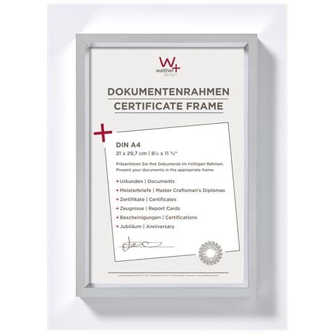 Steel Style Cornice In Plastica 21x29,7 Argento - Foto 1