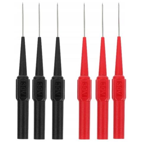 Sonde Di Misurazione Per Multimetro - Precisione 0,7 Mm | Compatibile Con Tutti I Multimetri | Set 6 Pezzi, Alta Qualita E Durata - Foto 1