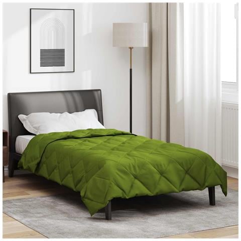 Piumone Completo Annuale Verde 200 x 155 cm Microfibra - Foto 2
