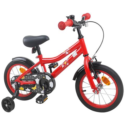 Bicicletta per Bambini 16 Pollici per bambini di 4-6 anni Rosso - Foto 2