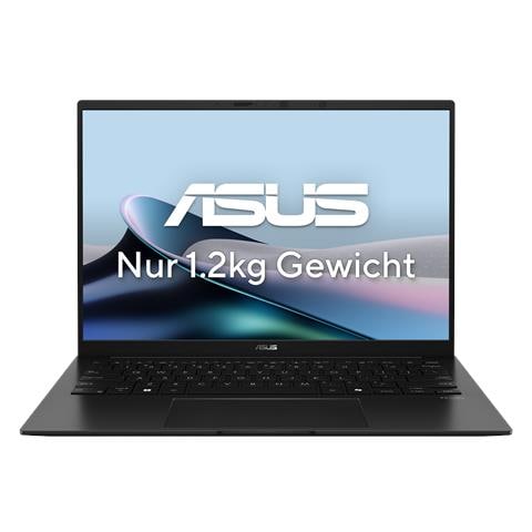 Zenbook 14 OLED UM3406GA-QD030W Copilot+ PC AMD Ryzen AI 7 445 Computer portatile 35,6 cm (14") WUXGA 32 GB LPDDR5x-SDRAM 1 TB SSD Wi-Fi 6E (802.11ax) Windows 11 Home Tedesco Nero - Foto 1