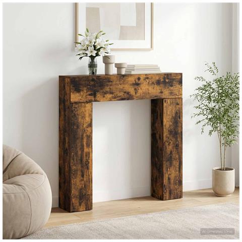 Cornice per camino Rovere Fumo 102 x 18 x 100,5 cm - Foto 2