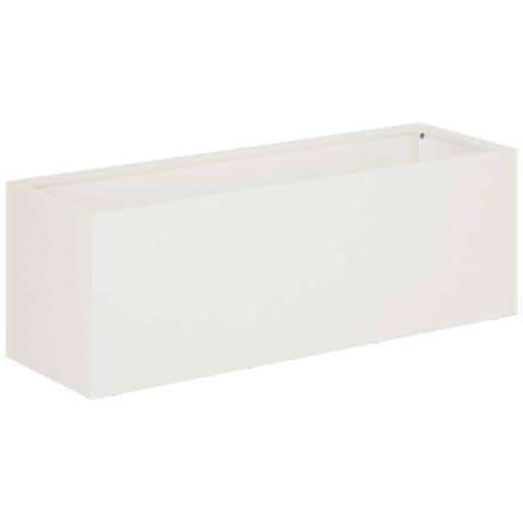 Vaso da giardino Bianco 60 x 20 x 20 cm - Foto 1