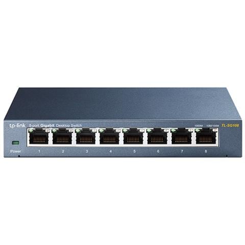 TL-SG108 Switch 8 porte 10/100/1000Mbps Desktop - Foto 1