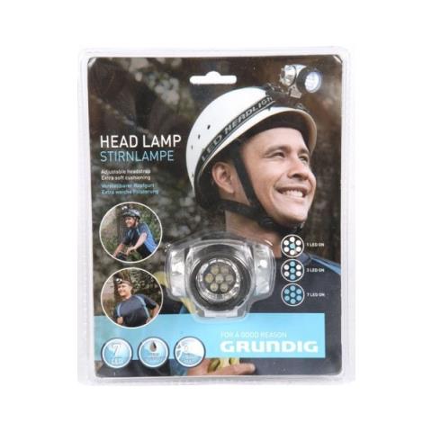 38692-mat. Elet. - Astucci Vari -torcia Grundig 38692 Torcia Led C / Elastico - Foto 2