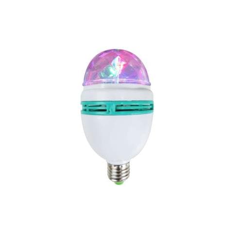 CLB 3 Faro da Discoteca Multicolore Lampadina LED E27 3x 1W - Foto 1