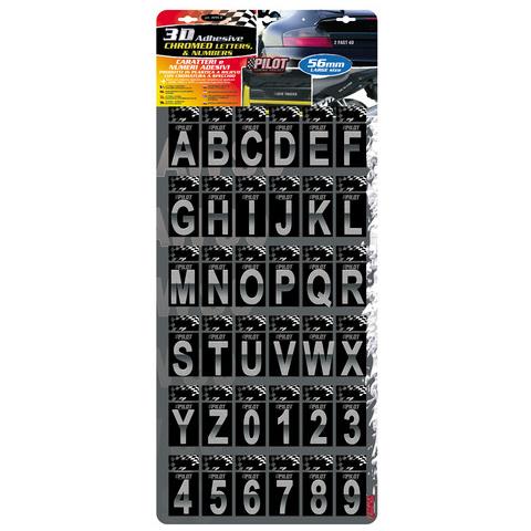 Display 180 Lettere Cromate 56mm T-5 - Foto 1