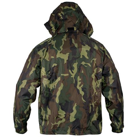 Tuta Antipioggia Completo Impermeabile Cappuccio Caccia Pesca Verde S - Foto 5