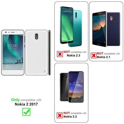 Custodia Compatibile Con Nokia 2 2017 In Grigio Chiaro Marrone - Coperchio Protettiva Con Chiusura Magnetica, Funzione Stand E Tasca Per Le Carte - Foto 10