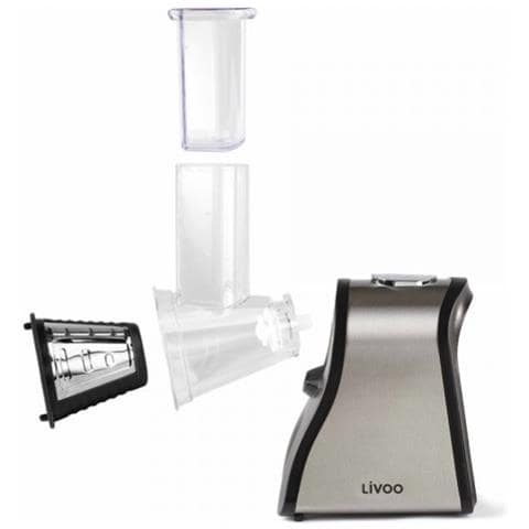 Grattugia Elettrica Multifunzionale Da 200 W, Nera - Dop192 - Foto 8