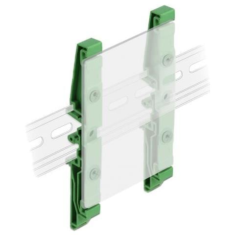 Clip Guida Din Per Pcb 122 Mm 4 Pezzi - Foto 1