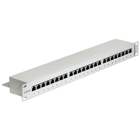 43300, Cat. 6, RJ45, Grigio, 1U - Foto 1