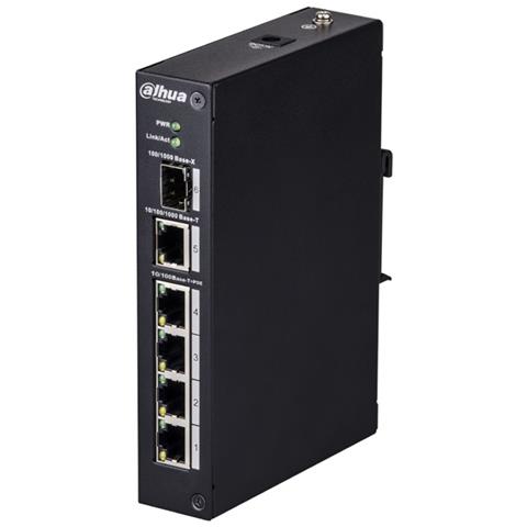 PFL2106-4ET-96 Fast Ethernet (10/100) Supporto Power over Ethernet (PoE) Nero switch di rete - Foto 1