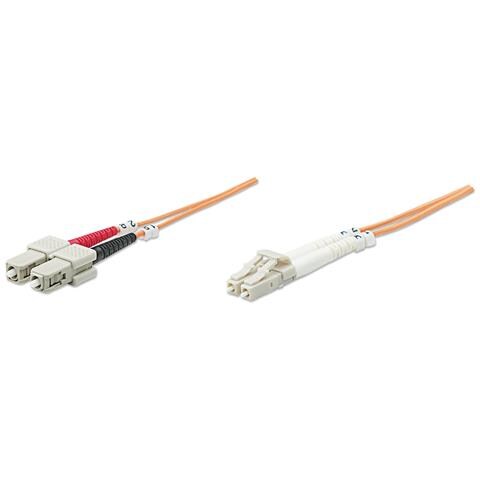 5.0m LC-SC M /M cavo InfiniBand e in fibra ottica 5 m Arancione - Foto 1