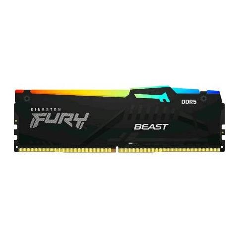 Kingston Technology Fury Beast 8 Gb 6000 Mt/s Ddr5 Cl36 Dimm Rgb Expo (8gb Ddr5-6000mt/s Cl36 Dimm - Fury Beast Rgb Expo - Foto 1