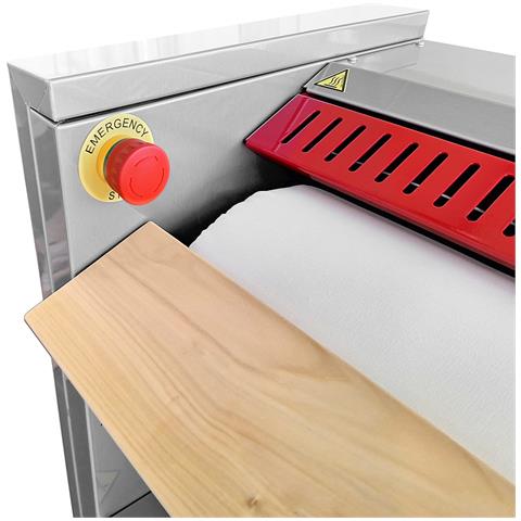 Stiratrice a Rullo Professionale MG03 M Mangano da Stiro Biancheria Piana Federe Lenzuola Copriletti Asciugamani Tende Tovaglie Tovaglioli Rullo 120x18 cm Elettronica Efficienza A++ Garanzia 5 Anni - Foto 2