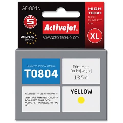 AE-804N cartuccia d'inchiostro 1 pz Compatibile Resa elevata (XL) Giallo - Foto 1
