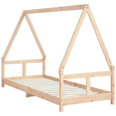 Giroletto per Bambini 80x200 cm in Legno Massello di Pino - Foto 3