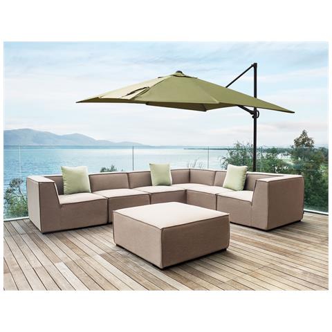 Ombrellone A Sbalzo 245 Cm Monza Ii Verde Oliva - Foto 1