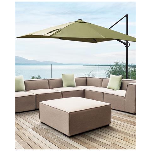 Ombrellone A Sbalzo 245 Cm Monza Ii Verde Oliva - Foto 8