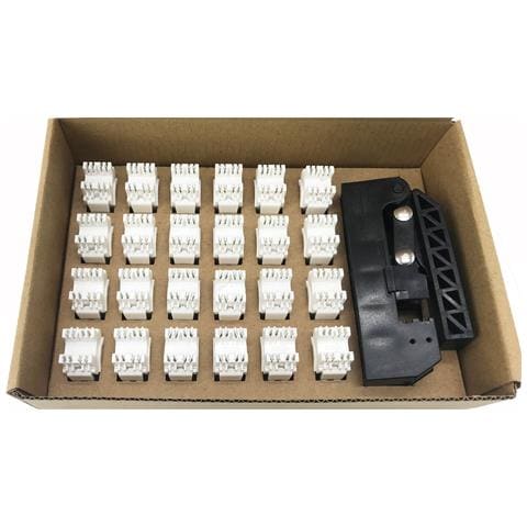 Kit 24 Frutti Cat. 6a Utp 180 Keystone Con Pinza Crimpatrice - Foto 1