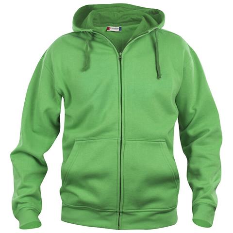 Basic Hoody Full Zip Men Verde Acido Xl - Foto 1