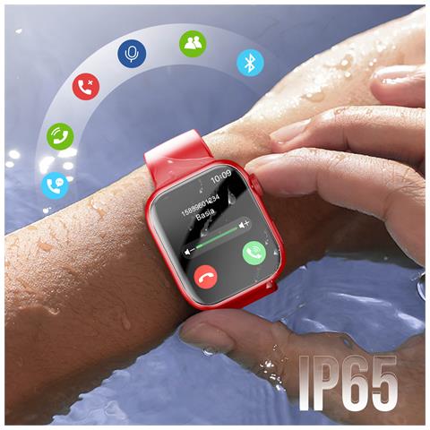 Igo Watch 3 Assistente Vocale Bluetooth 5.3 Ip67 Orologio Connesso, Rosso - Foto 2